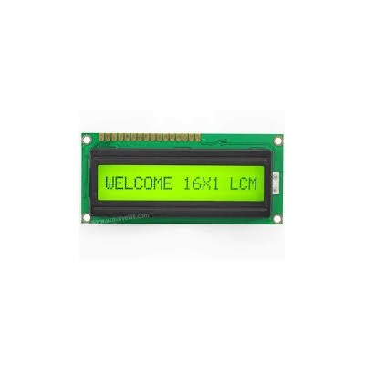 LCD کاراکتری 1*16 با بک لایت سبز