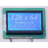 LCD گرافیکی 128X64 با بک لایت آبی